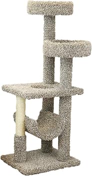 New Cat Condos 140009-Neutral Large Cat Play Gym Cat Tree