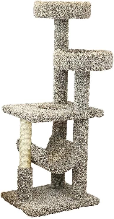 New Cat Condos 140009-Neutral Large Cat Play Gym Cat Tree