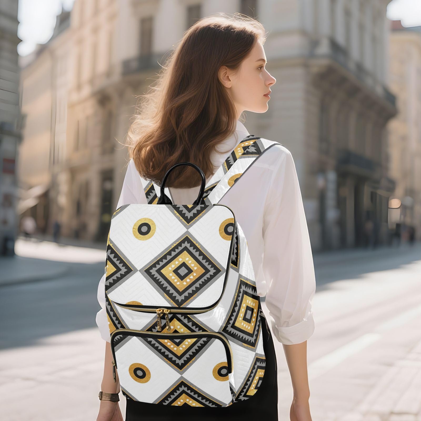 Zaino alla moda da 15L per le donne elegante borsa multiuso leggera