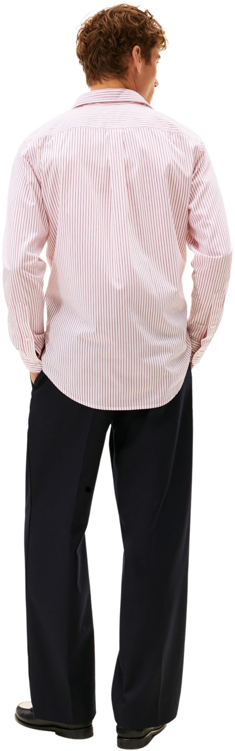 Tommy Hilfiger Camicia L/S Unisex-Adulto