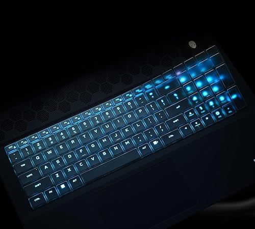 Miniatura 6 de Funda de teclado para laptop para juegos Dell Alienware M18 R1 y Alienware M18 R2 2024 2023, protector de piel de teclado Alienware M18 R2, TPU