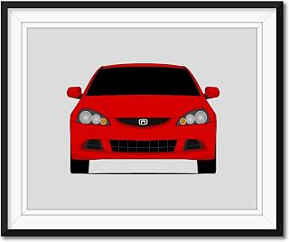 Acura Integra (RSX) DC5 (2002-2006) 4th Generation Inspired Poster Print Wall Art Decor Handmade (Unframed)