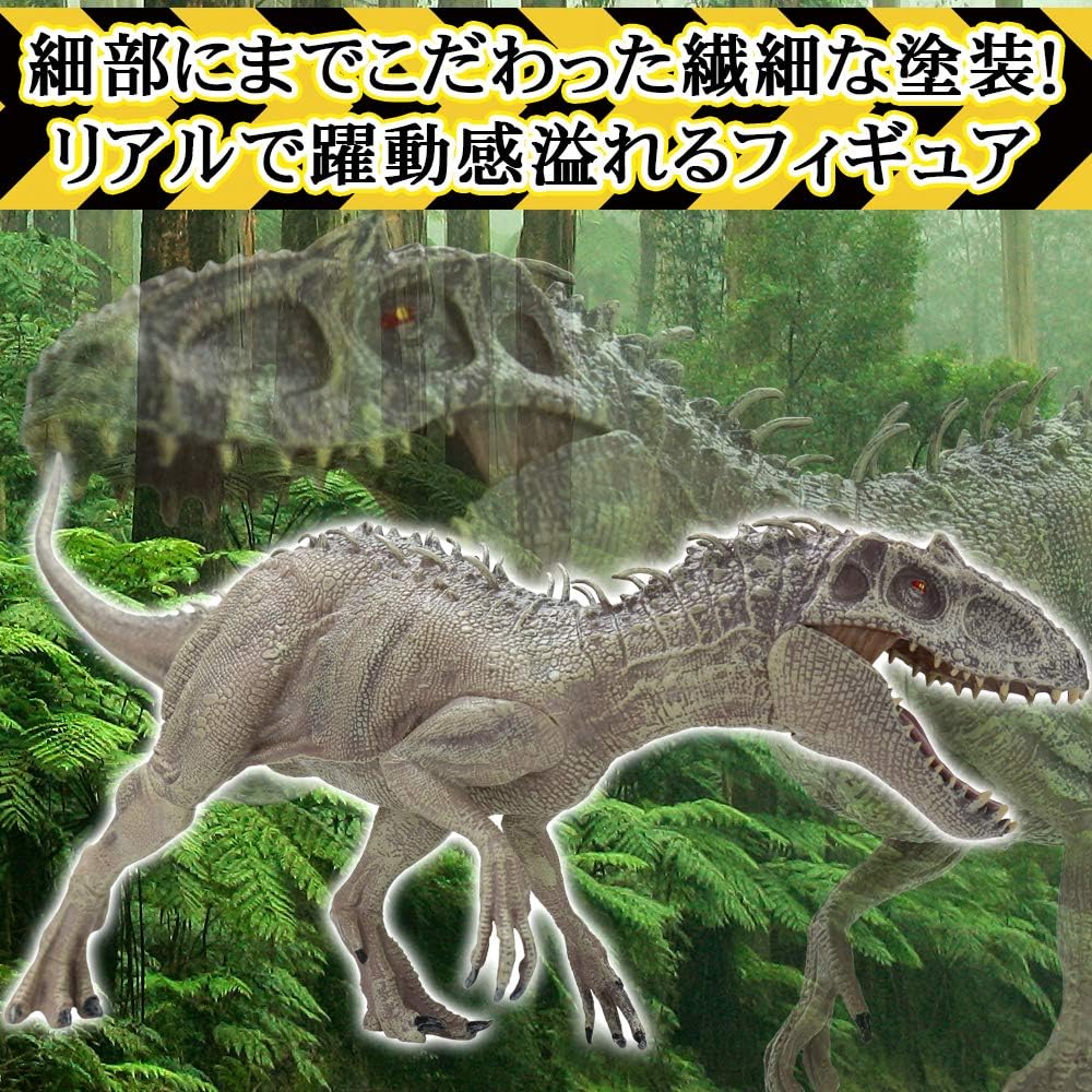 Amazon Sandoll恐竜 フィギュア リアル 模型 ジュラ紀 30 級 爬虫類 迫力 肉食 子供玩具 プレゼント ディスプレイ 返品安心保障付き インドミナスレックス フィギュア ドール 通販