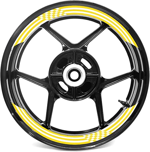 Miniatura 3 de Pegatinas para llantas de 17 pulgadas para GSXR 750 1000 600 GIXXER 250 GSX1300R DL250 SV650 (amarillo)