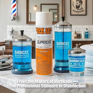CLIPPERCIDE 5-in-1 Clippercide Disinfectant Spray 15oz, 2 Pack