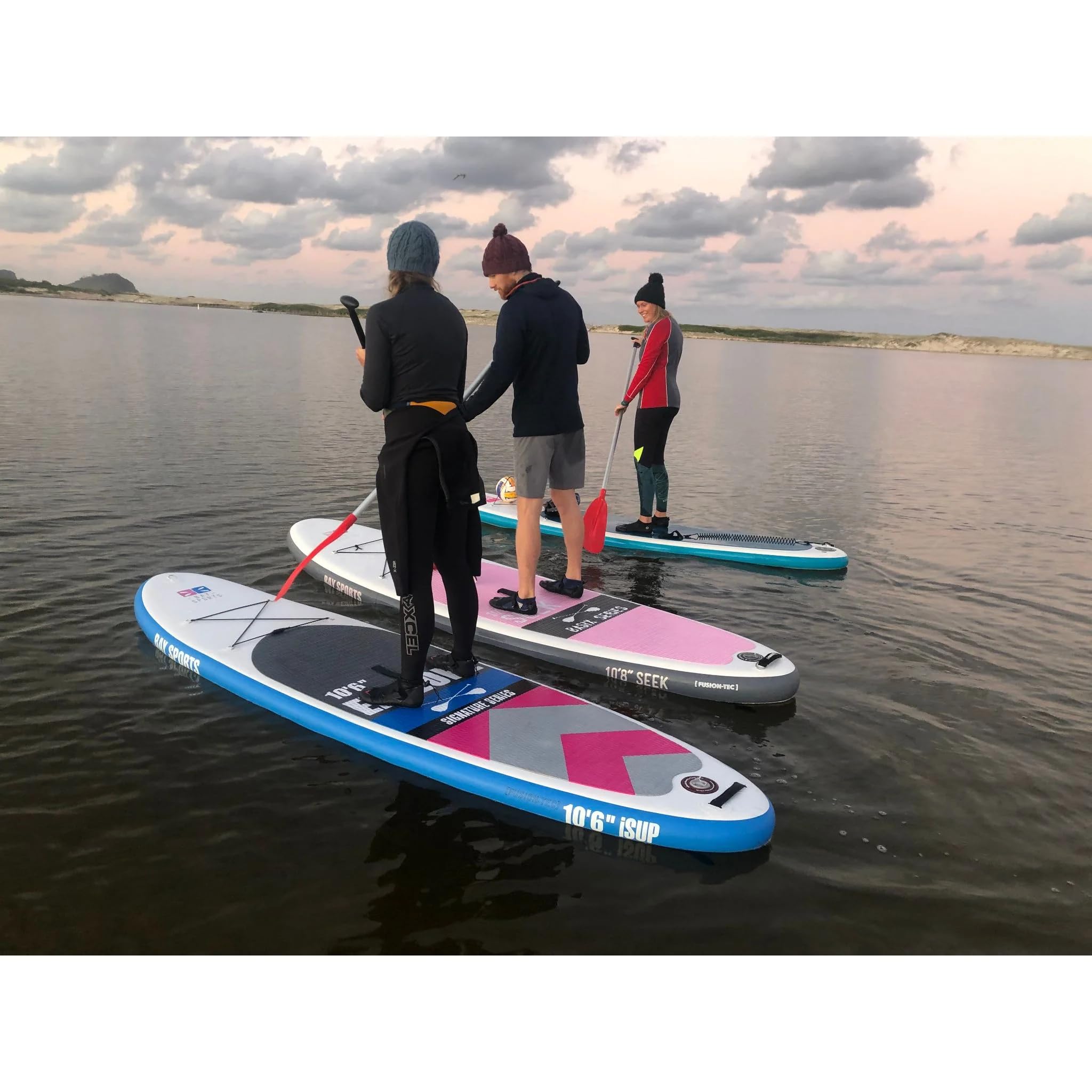 Amazon | Bay Sports 10フィート8フィート 空気注入式 SUPボード Basix