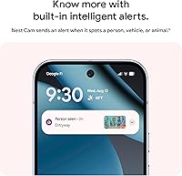 Vista 7 de Google Nest Cam Indoor (Wired, 3rd Gen) - Security Camera with 2K Video and Gemini, Night Vision, 2-Way Audio, Works with Google Home - 2025