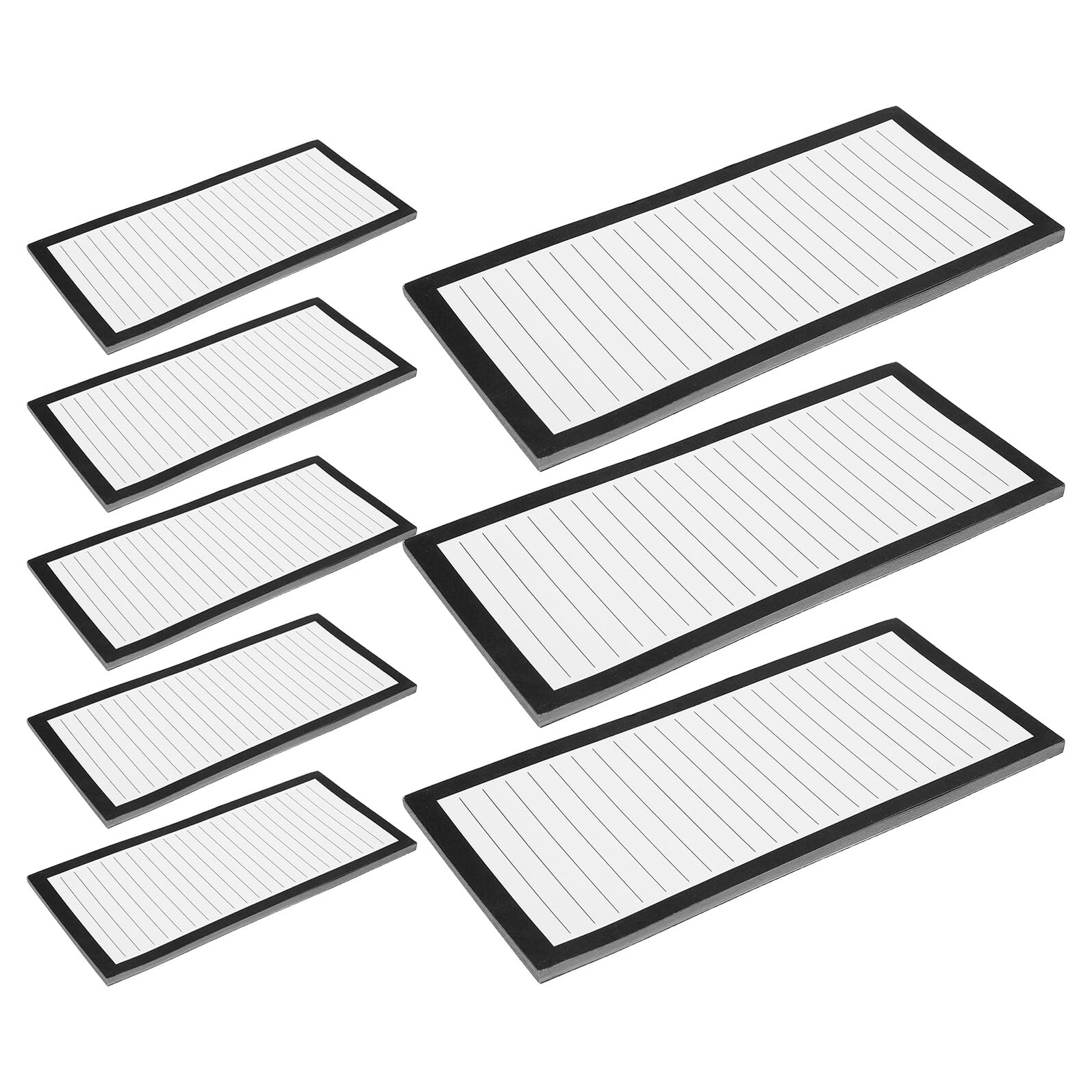 PLAFOPE 8-Częściowy Retro Magnetyczny Notes Na Lodówkę Magnetyczny Notes Sezonowy Planer Zadań Wielofunkcyjny Magnetyczne Planer Świąteczny Czarny