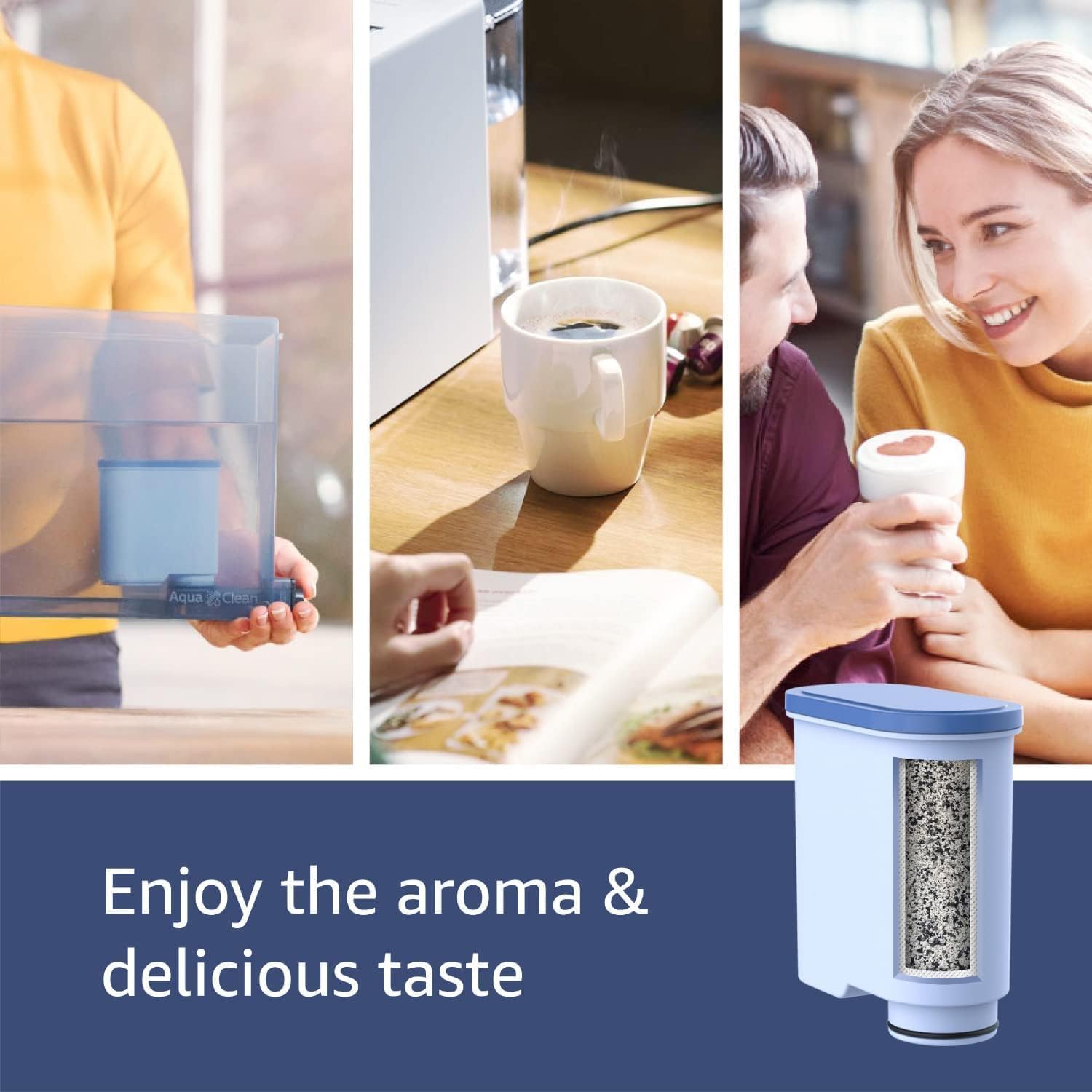 Waterdrop Coffee Water Filter Replacement for Philips AquaClean CA6903 10 CA6903 22 Philips AquaClean Original Calc and Water — view 8