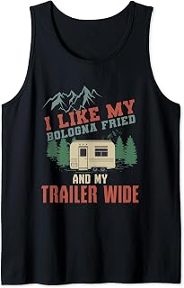Funny Camper Trailer Humor Gift For The Redneck Tank Top