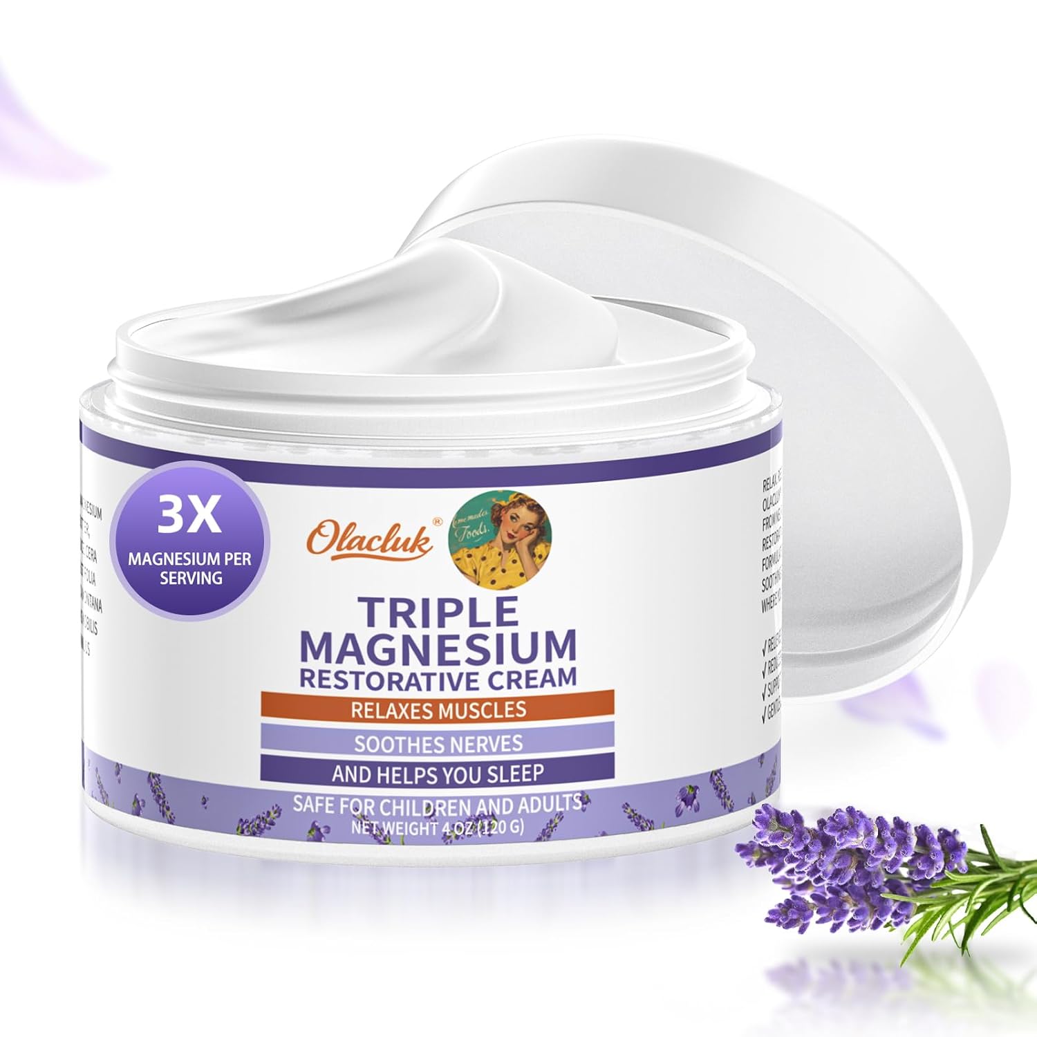 Magnesium Lotion for Sleep, Topical Triple...