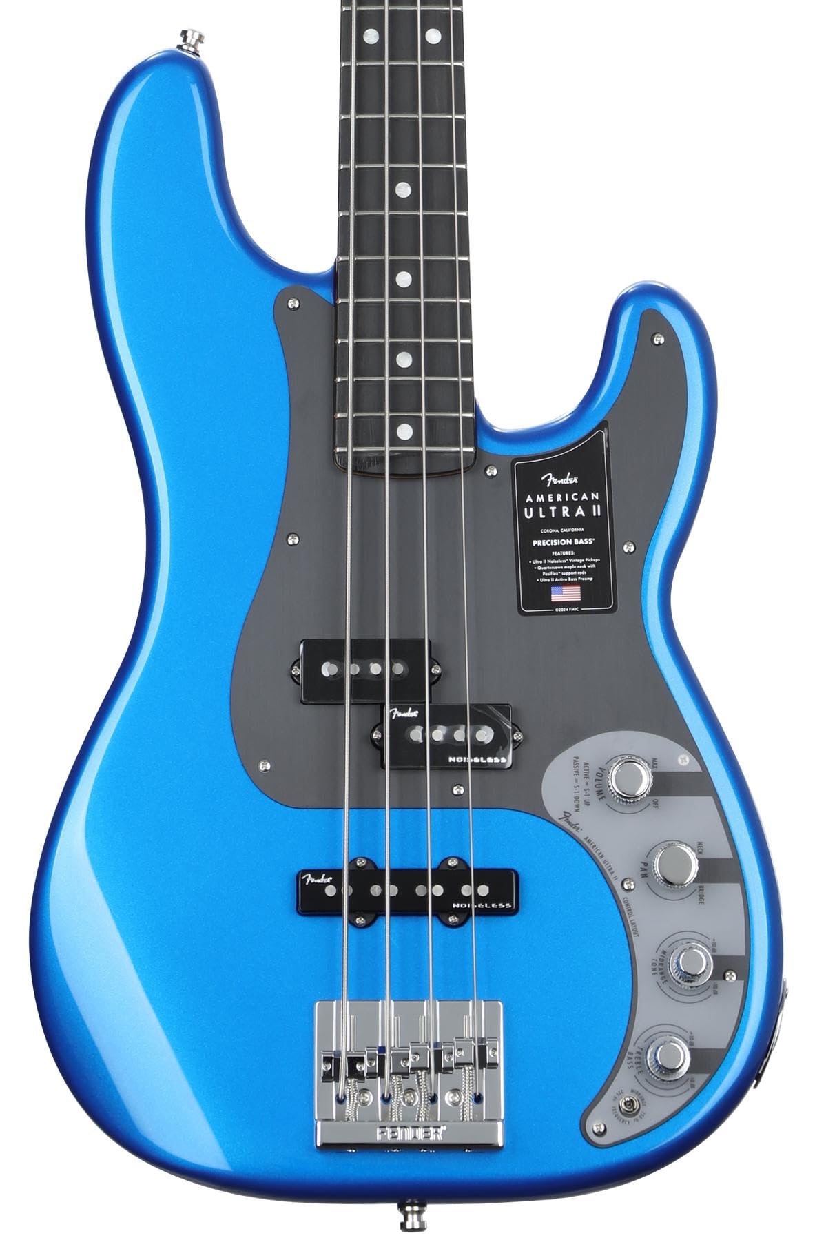 Fender American Ultra II Precision Bass - Noble Blue