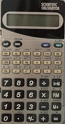 Miniatura 2 de Diez (10) calculadoras científicasPaquete de aula (negro y plateado, con cubierta protectora) Garantía de 1 año. 56 funciones algebraicas,