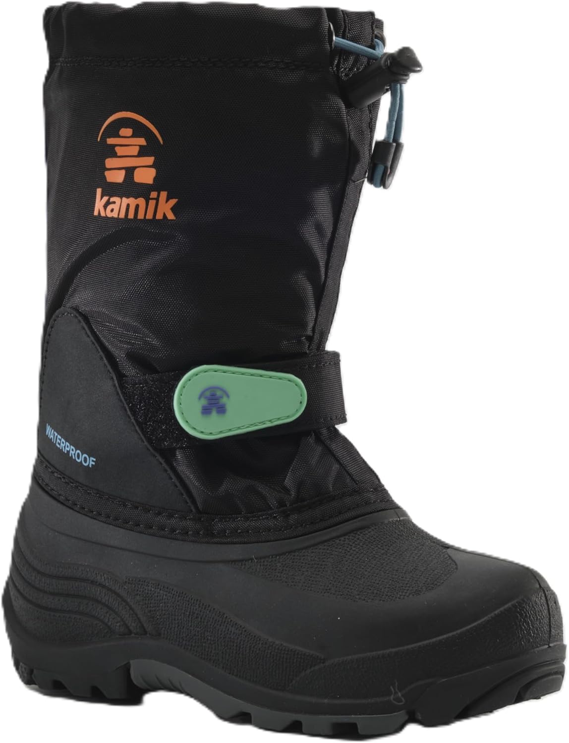 Kamik Waterbug 5 Winter Adventure Boots - Waterproof Protection & Toddler Rain Boots for Kids - Insulated Liner & Toddler Footwear - Non-Slip Traction & Kids Rainboots