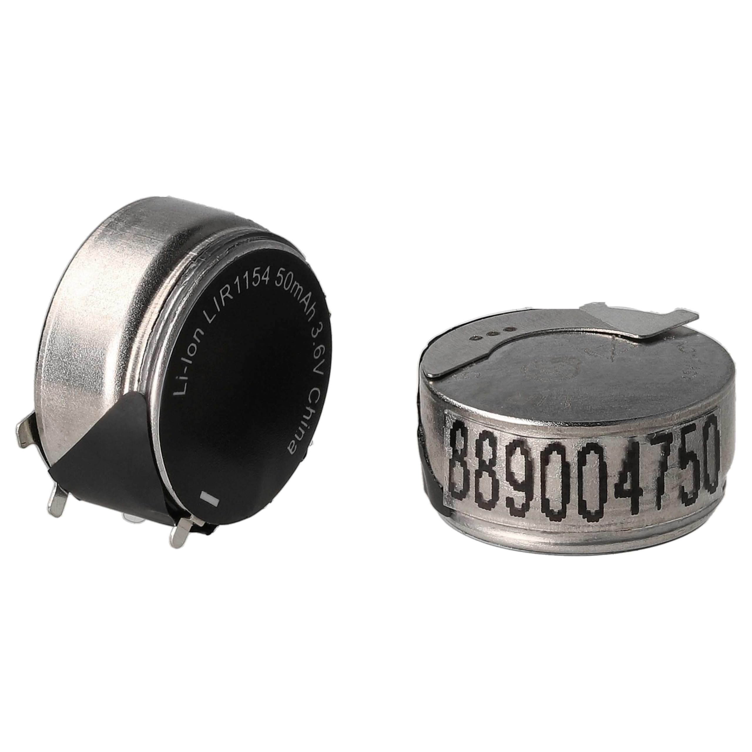 vhbw 2 x bateria zastępuje Apple A3HOC, CP1154 do bezprzewodowych słuchawek (50 mAh, 3,6 V, Li-ion)