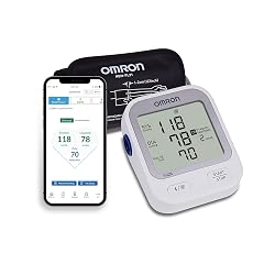 OMRON Silver Blood Pressure Monitor for Home Use Upper Arm Blood Pressure Cuff - 1 Doctor Pharmacist Recommended
