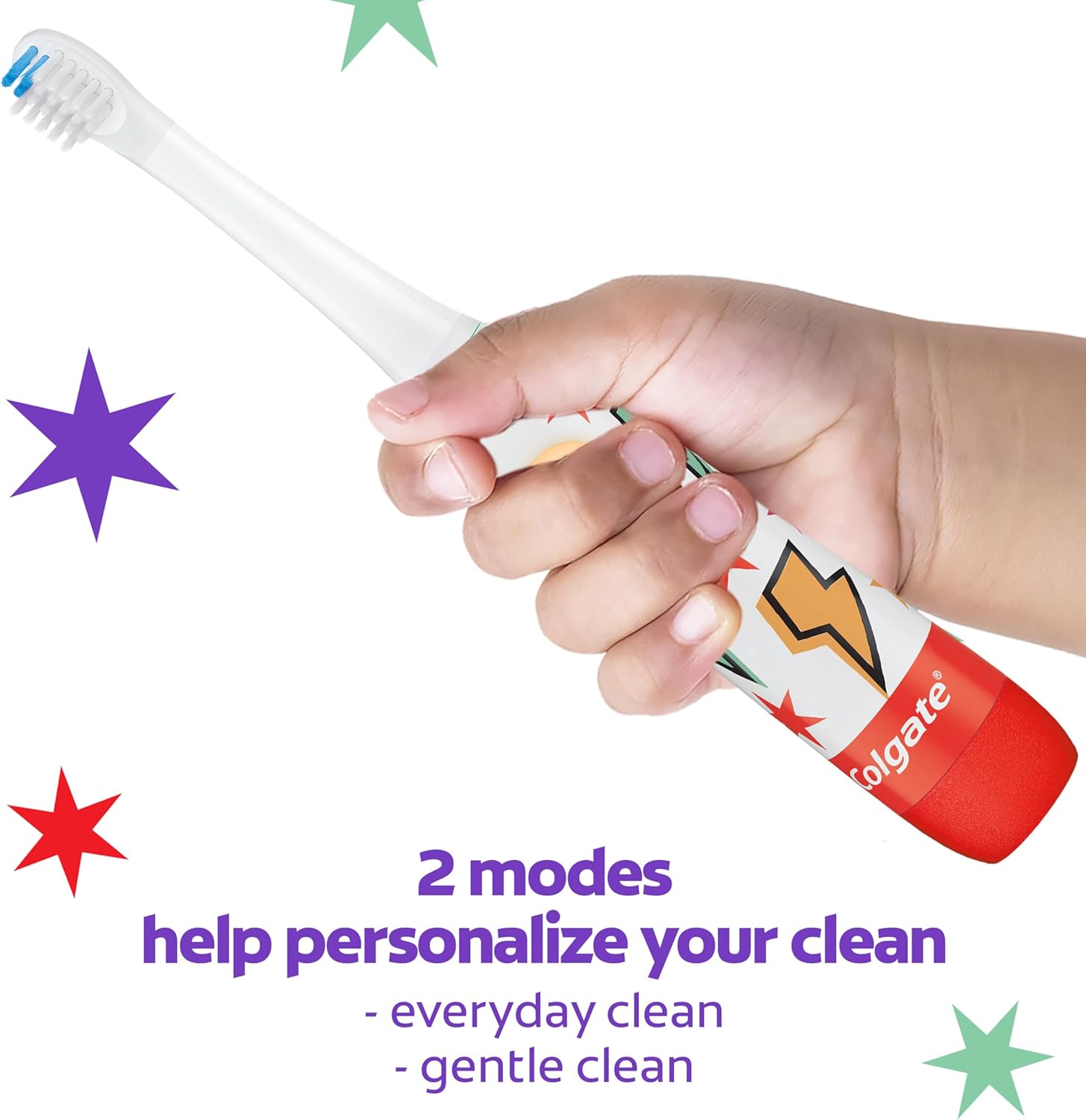 Coate Advanced Cavity Fighter Kids Battery Toothbrush, Includes AA