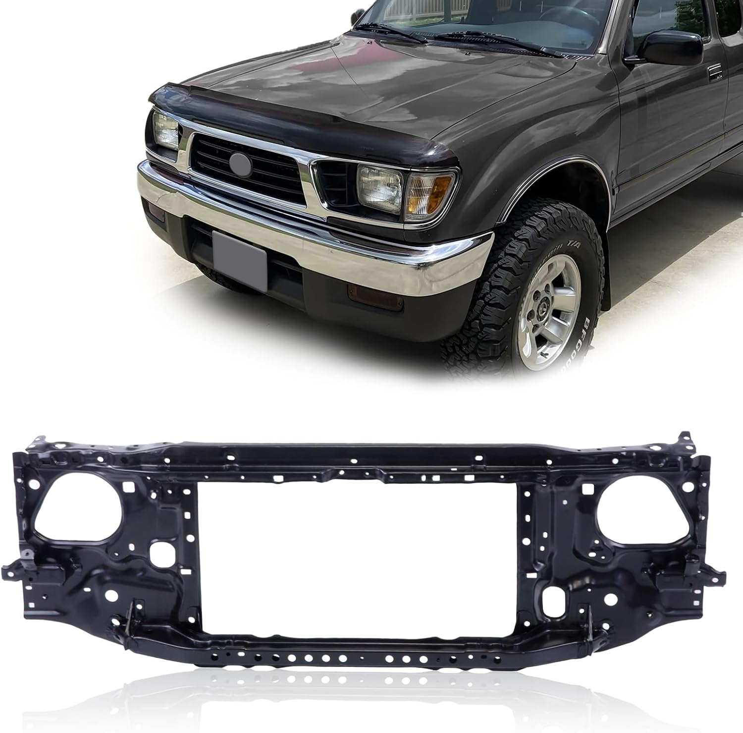 CarPartsDepot Front Radiator Support Core Compatible With 1997-2000 Toyota Tacoma 5320104060 TO1225207