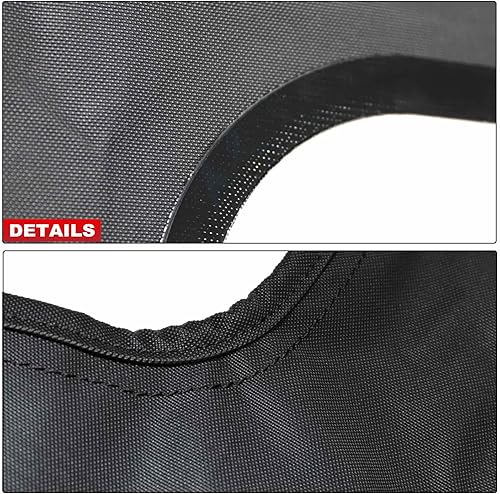 Miniatura 7 de A-Premium Tapa blanda convertible negra con ventana de plástico transparente compatible con Ford Mustang 1983 1984 1985 1986 1987 1988 1989 1990