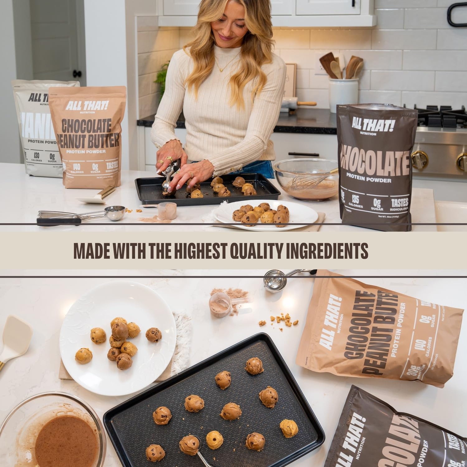 Chocolate Peanut Butter Protein Powder, 30G of Whey Protein, Low Calorie & Fast-Absorbing, 0 Sugar, Soy-Free & Gluten-Free Protein Powder, 30 Servings - Image 7