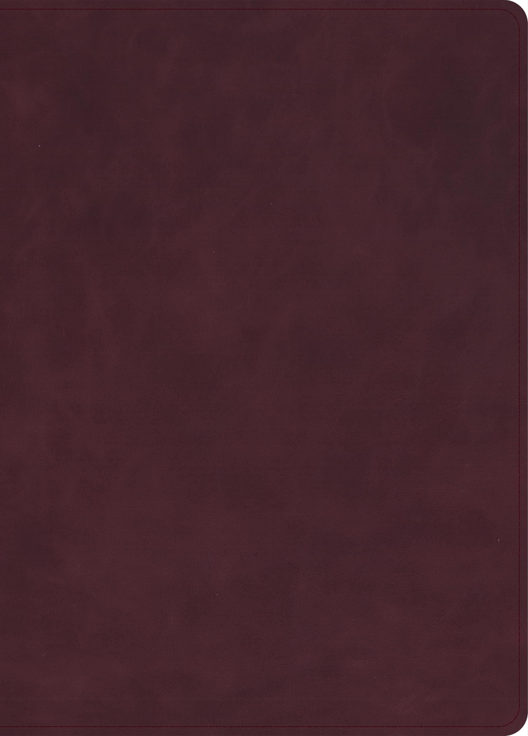 KJV Single-Column Wide-Margin Bible, Holman Handcrafted Collection, Marbled Burgundy Premium Calfskin