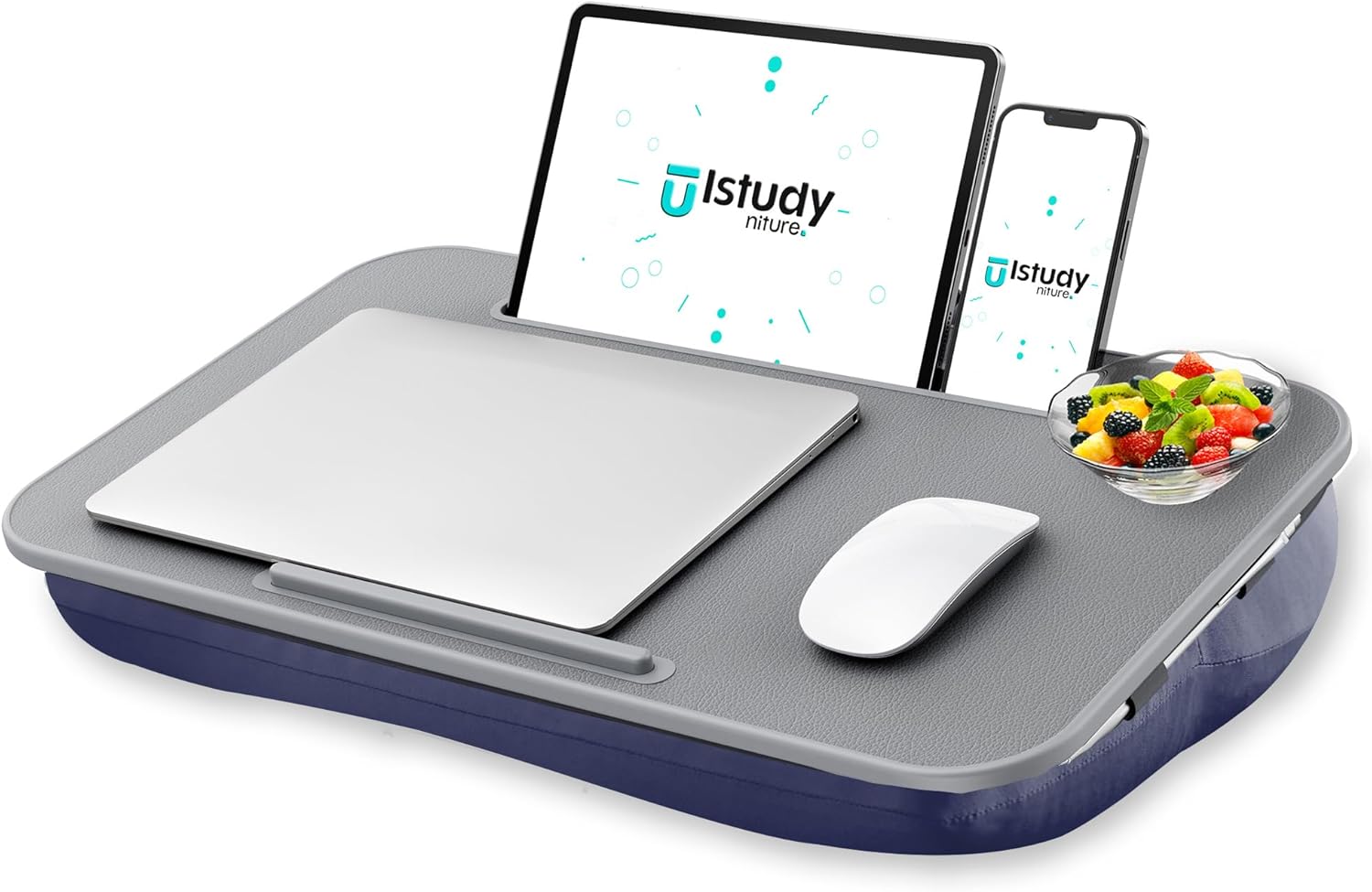 Lap Desk, Istudyniture Lap Desk with Cushion, Lap Desk for Laptop,Fits