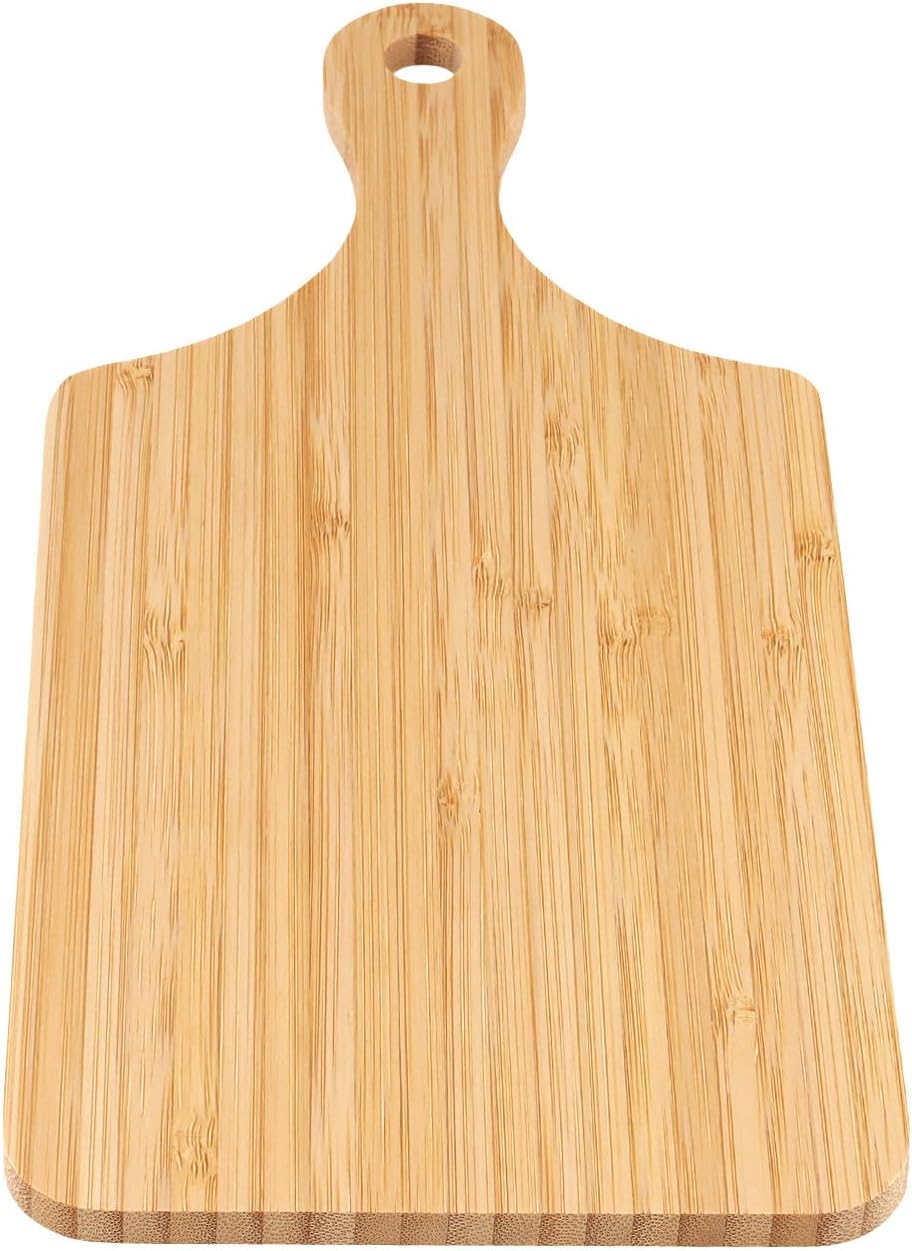HAKZEON 6 Pack 11x5 Inch Cutting Board Bulk, Wood Chopping Board Blank, Small Bamboo Laser Engraving Charcuterie Serving Boards, Bamboo Wooden Chopping Boards for Kitchen, Wedding Present - Image 5