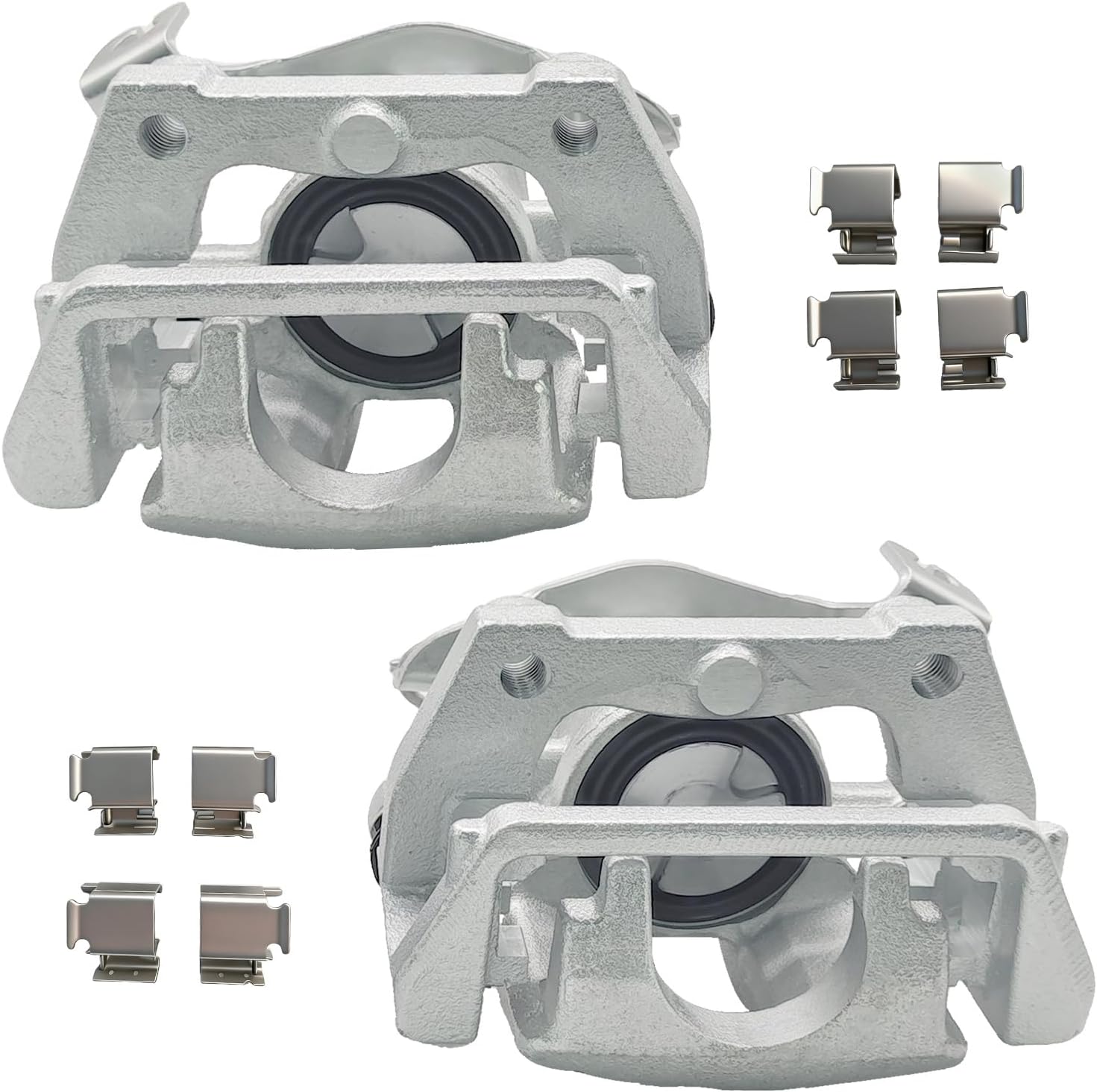 2PCS Rear Left & Right Disc Brake Calipers w/Bracket For Ford Five Hundred 2005-2007, Freestyle 2005-2007, Taurus/Taurus X 2008-2009, Mercury Montego 2005-2007, Mercury Sable 2008-2009 18B4946 18B4947