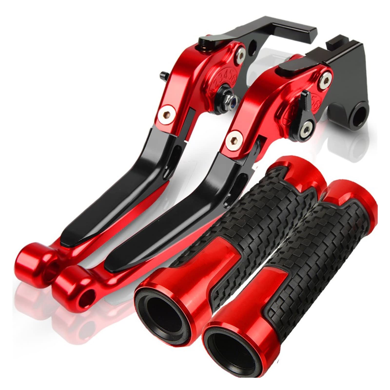 Moto Leviers d'embrayage De Frein Leviers d'embrayage De Frein Réglables en Aluminium De CNC De Moto Poignée De Guidon pour CBR1100XX 1997-2006 2007 (Couleur : 13)