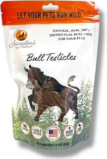 Bull Fries Treats for Dogs - 100% Grass Fed, Single Ingredient, Long Lasting, High Protein