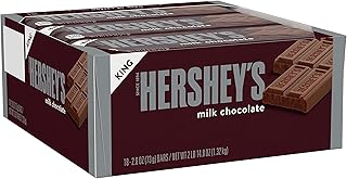 HERSHEY'S Milk Chocolate King Size Candy, Full size, 2.6 oz Bar