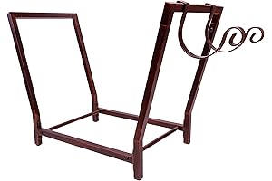 Contemporary Fireplace Tools: 25.6in Firewood Rack
