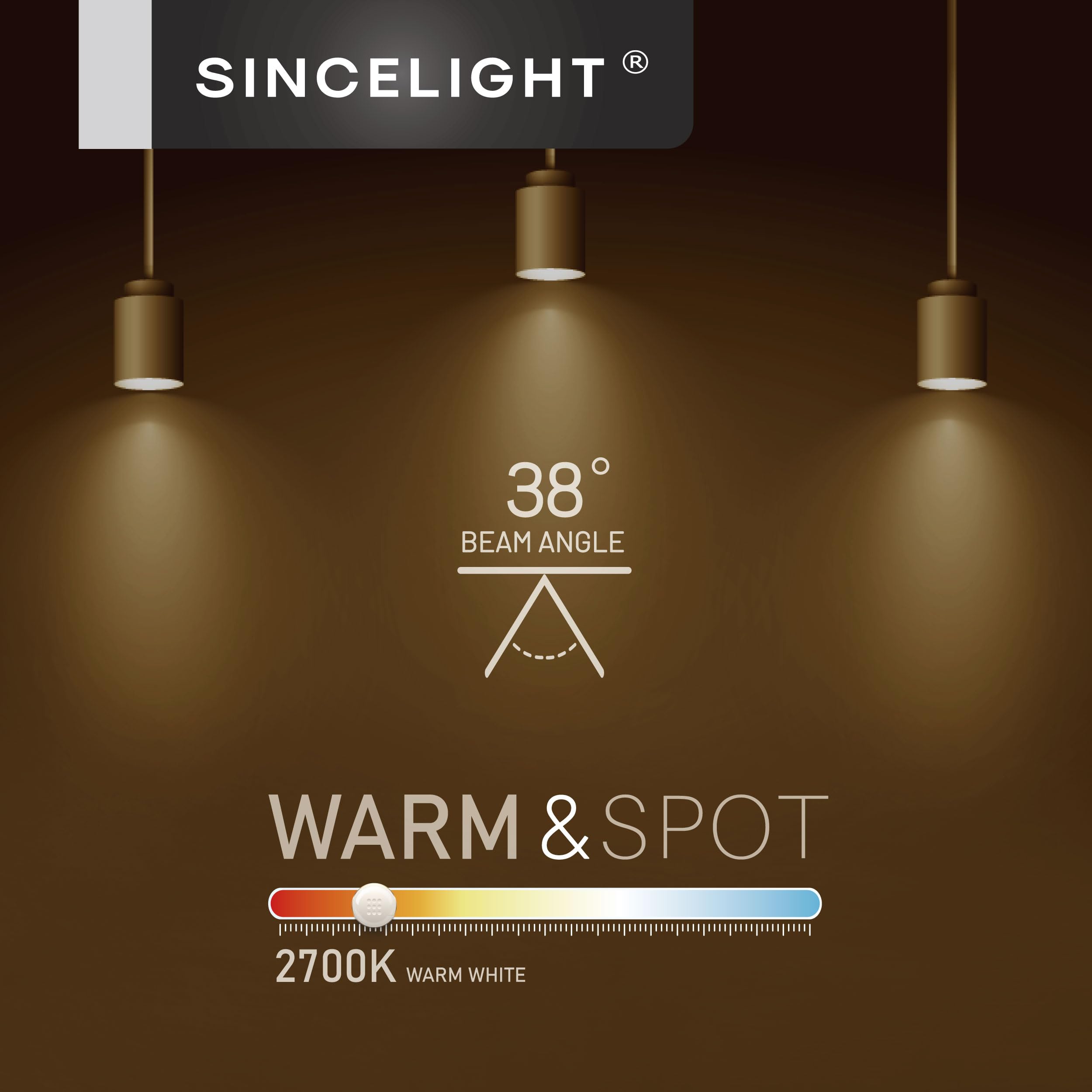 Pack De 6, Ampoule LED PAR11 Avec Mini Réflecteur à Base GU10 35mm 3W 300 Lumens 38 ° Angle De Faisceau RA92 Pour La Décoration De La Maison