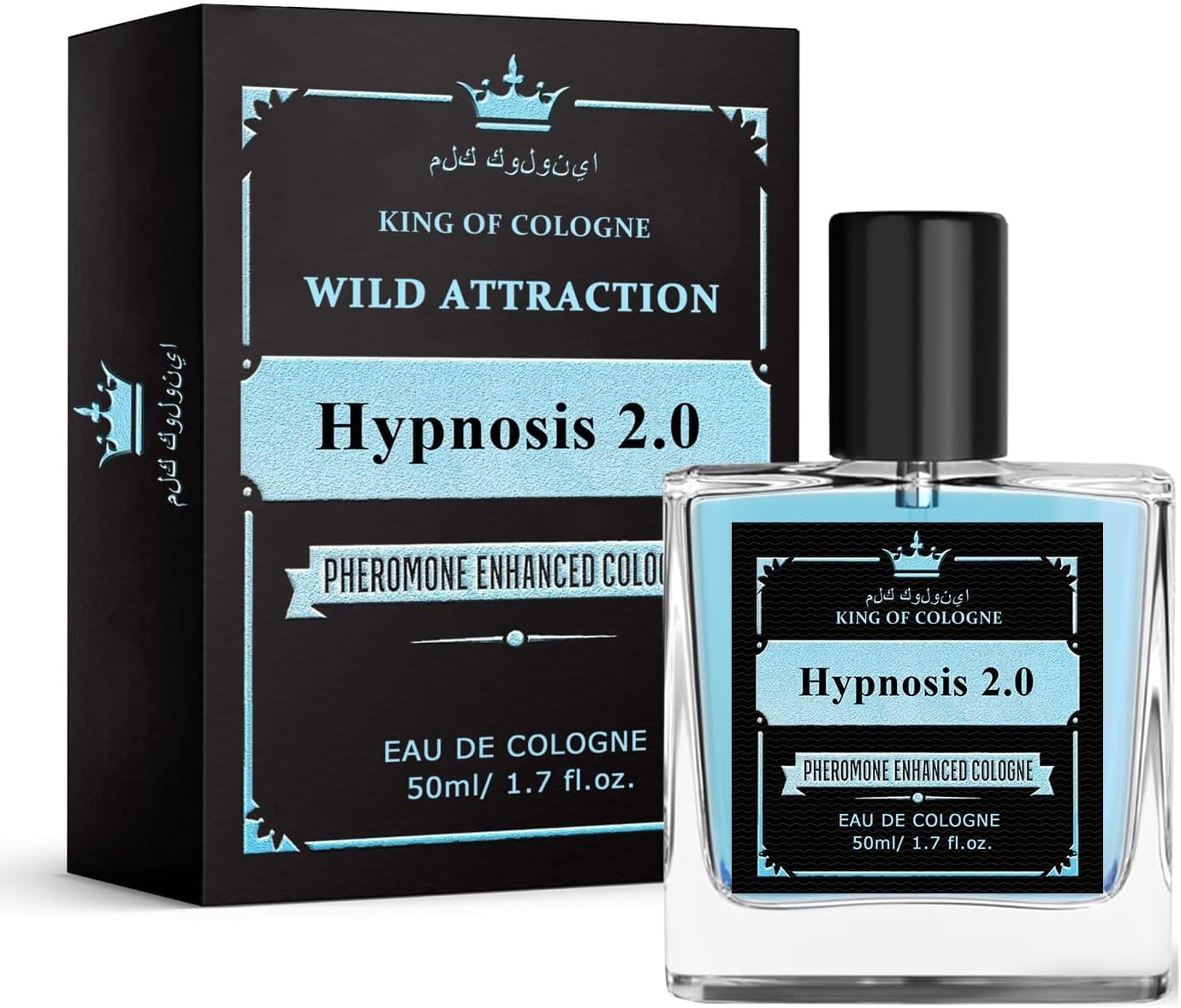 Hypnosis 2.0 Pheromone Cologne For Men, Cologne Pheromone Perfume For Men Fragrance - Enhanced version Pheromone Perfume (1.7 OZ)