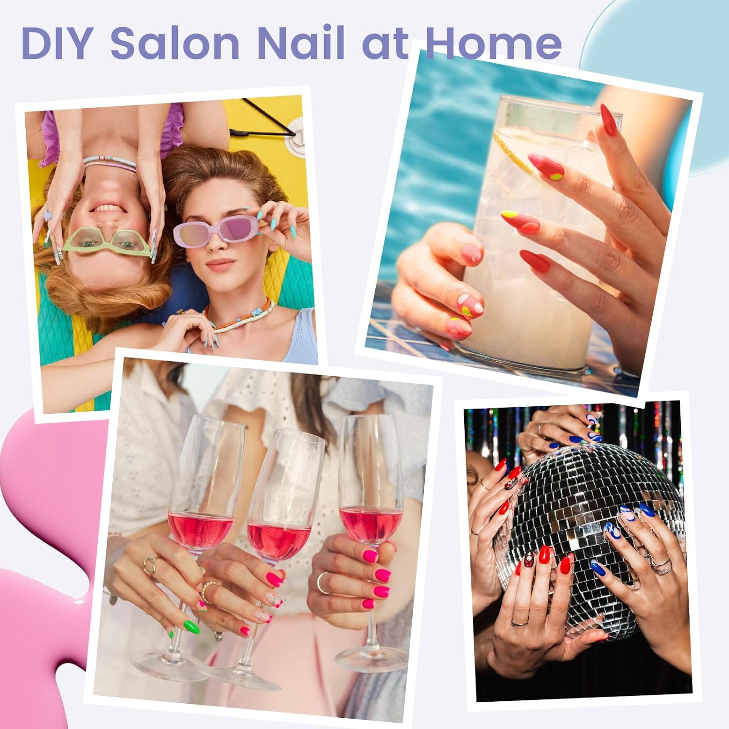 Short Oval Round Nail Tips. 240PCS Soft Gel Pre-shaped Half Matte Short Round Gel Nail Tips. 12 Sizes Full Cover Acrylic Press on Fake Nails for Nail Extension Art DIY Nail Salon