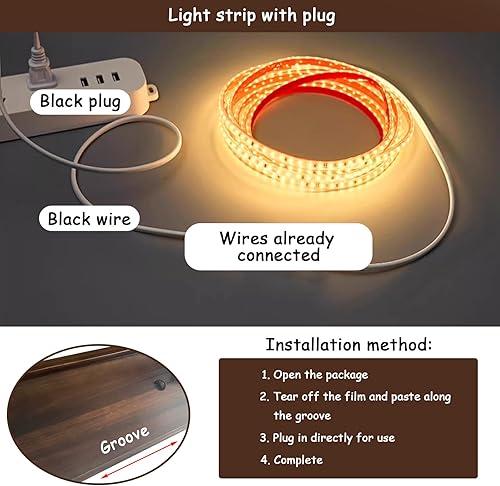 Miniatura 5 de Estante de vino grande con luz LED, estante de vino montado en la pared de madera maciza, botellas de licor de 3 niveles, estantes flotantes,