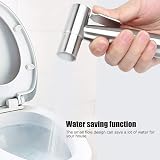 EVTSCAN G1/2 Wc Bidet Opryskiwacz Ręczny Bidet Dysza ze stali nierdzewnej Dysza Akcesoria łazienkowe