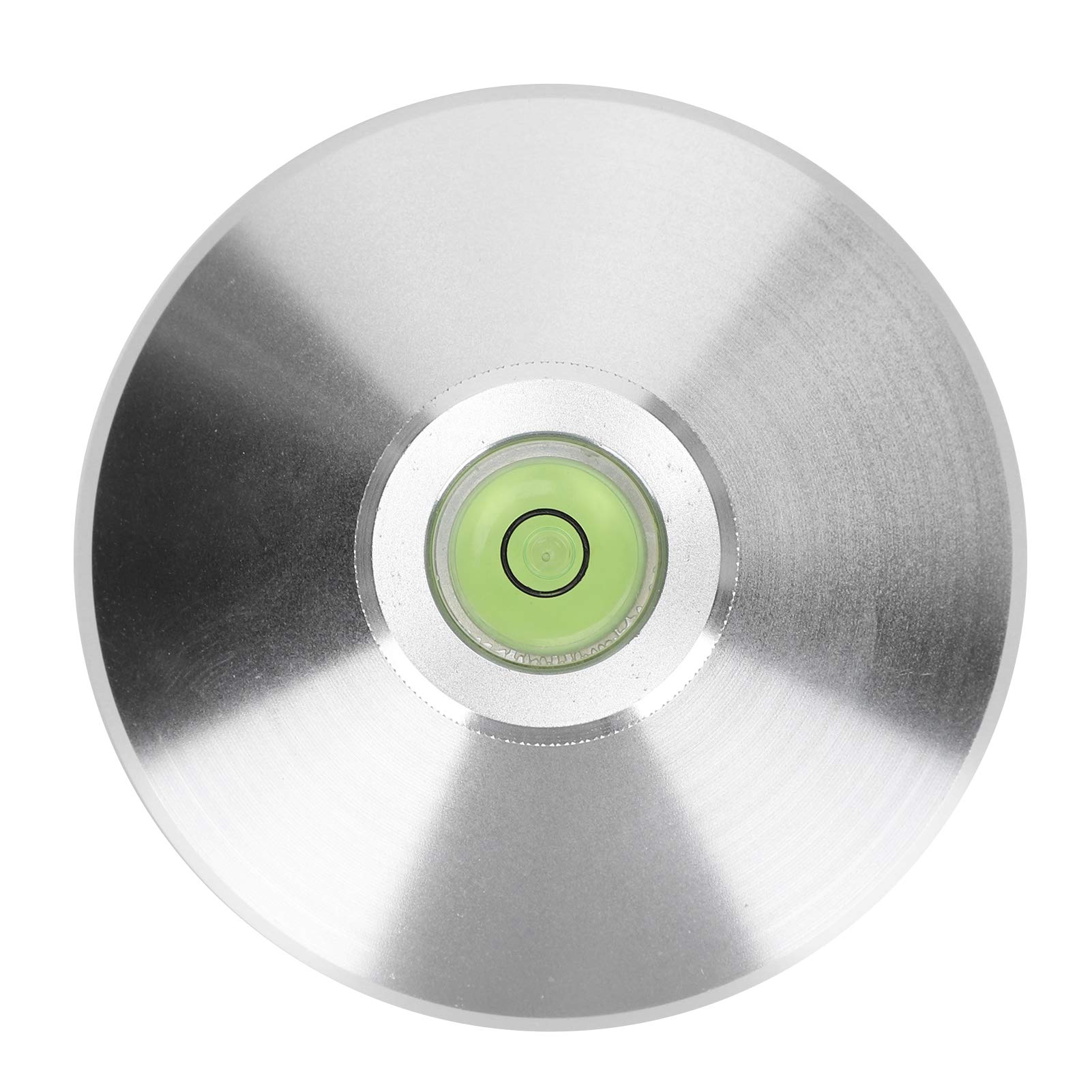 Tissting Stabilizzatore del Disco per Dischi in Vinile Peso del Disco in Metallo Giradischi Stabilizzatore del Disco Ammortizzante Accessori per Dischi Giradischi(Argento)
