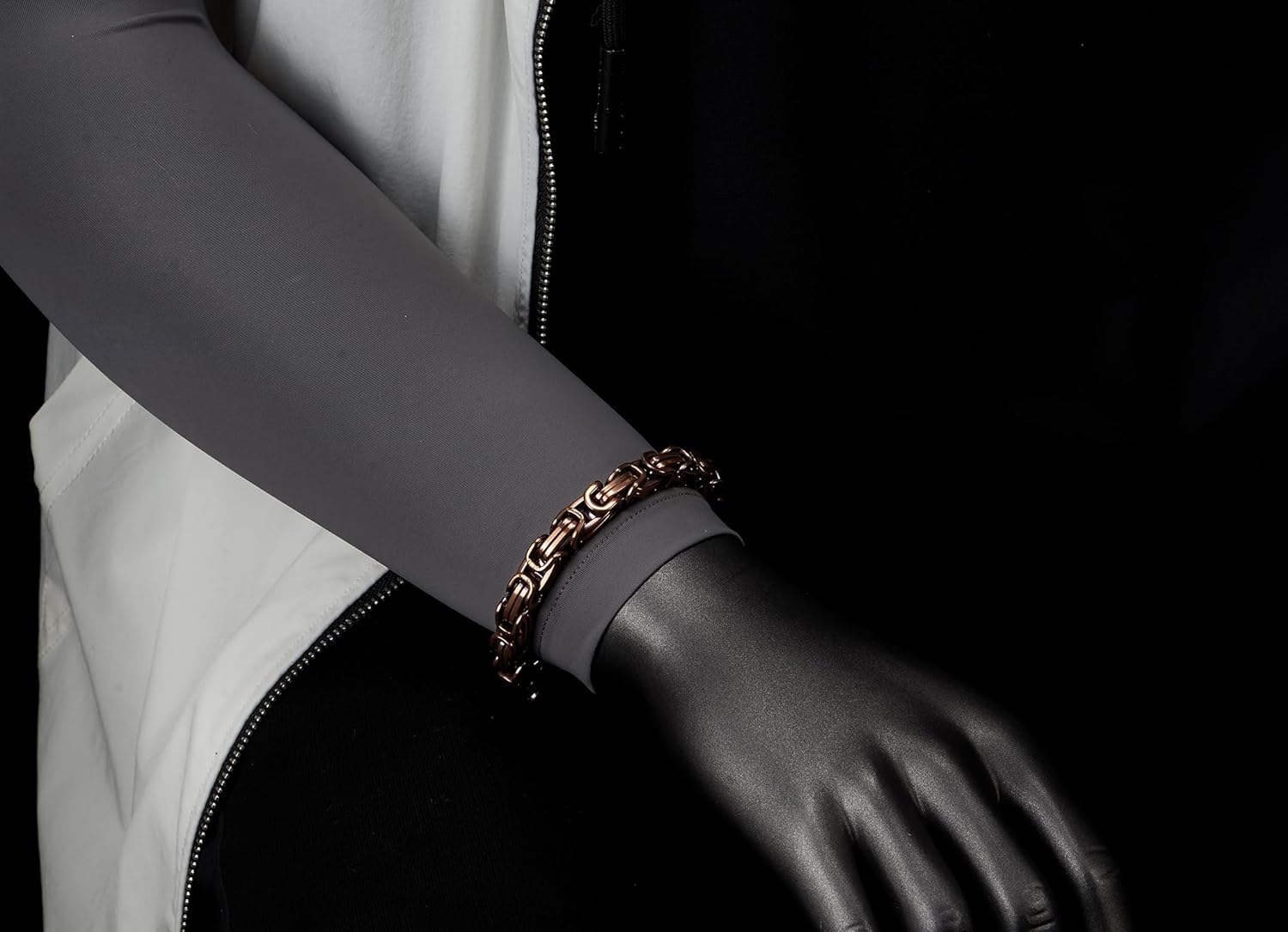 COOLSTEELANDBEYOND Mens Women New Stainless Steel Braided Link Bracelet Polished - Image 2