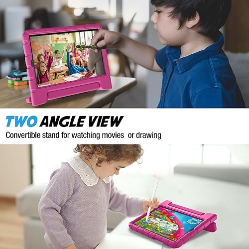 Miniatura 10 de ProCase Funda infantil para Lenovo Tab M9 de 9 pulgadas 2023, a prueba de golpes, ligera, apta para niños, con asa convertible y soporte para niñas,