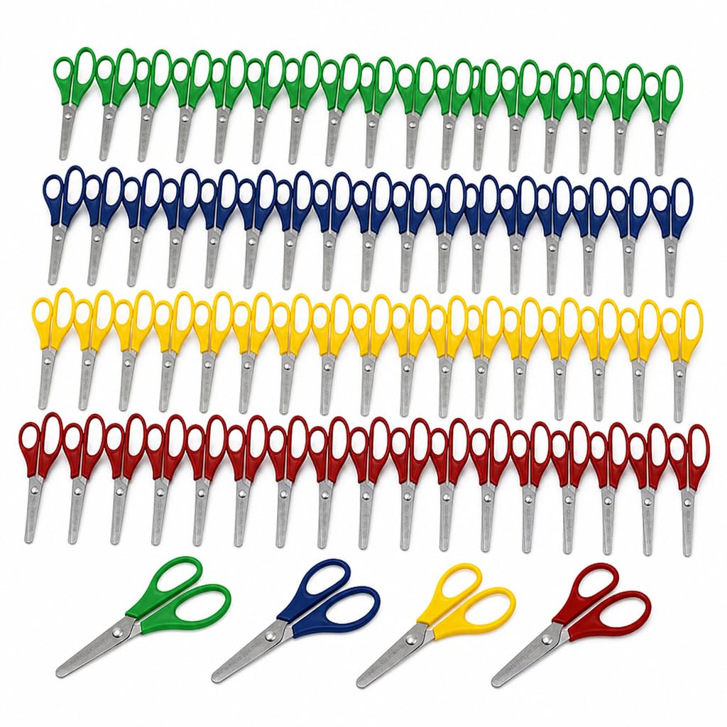 Color Swell Confezione di 72 Forbici per Bambini