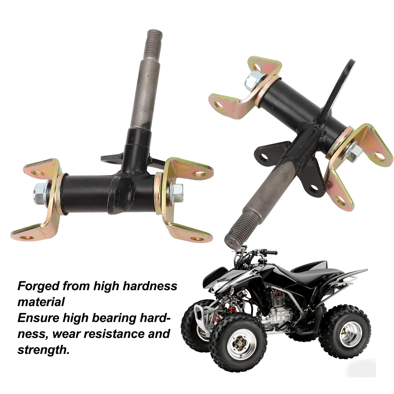 17mm Achsschenkel-Spindel Set Für ATV & Go-Kart - Linke & Rechte Vorderachse 50-150ccm