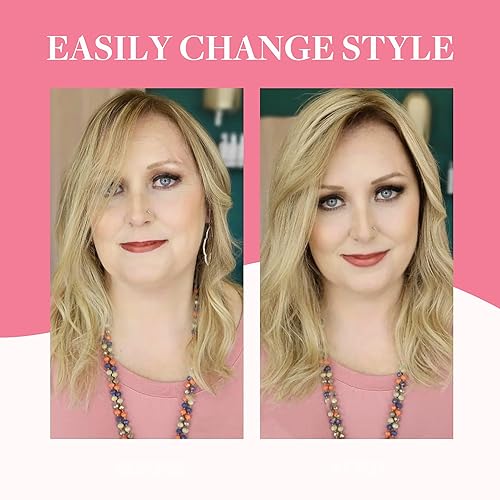 Miniatura 6 de GOO GOO Toppers de cabello humano para mujer, postizo para cabello fino, sin flequillo, 5 x 2.75 pulgadas, base superior mono de 2.75 pulgadas, clip