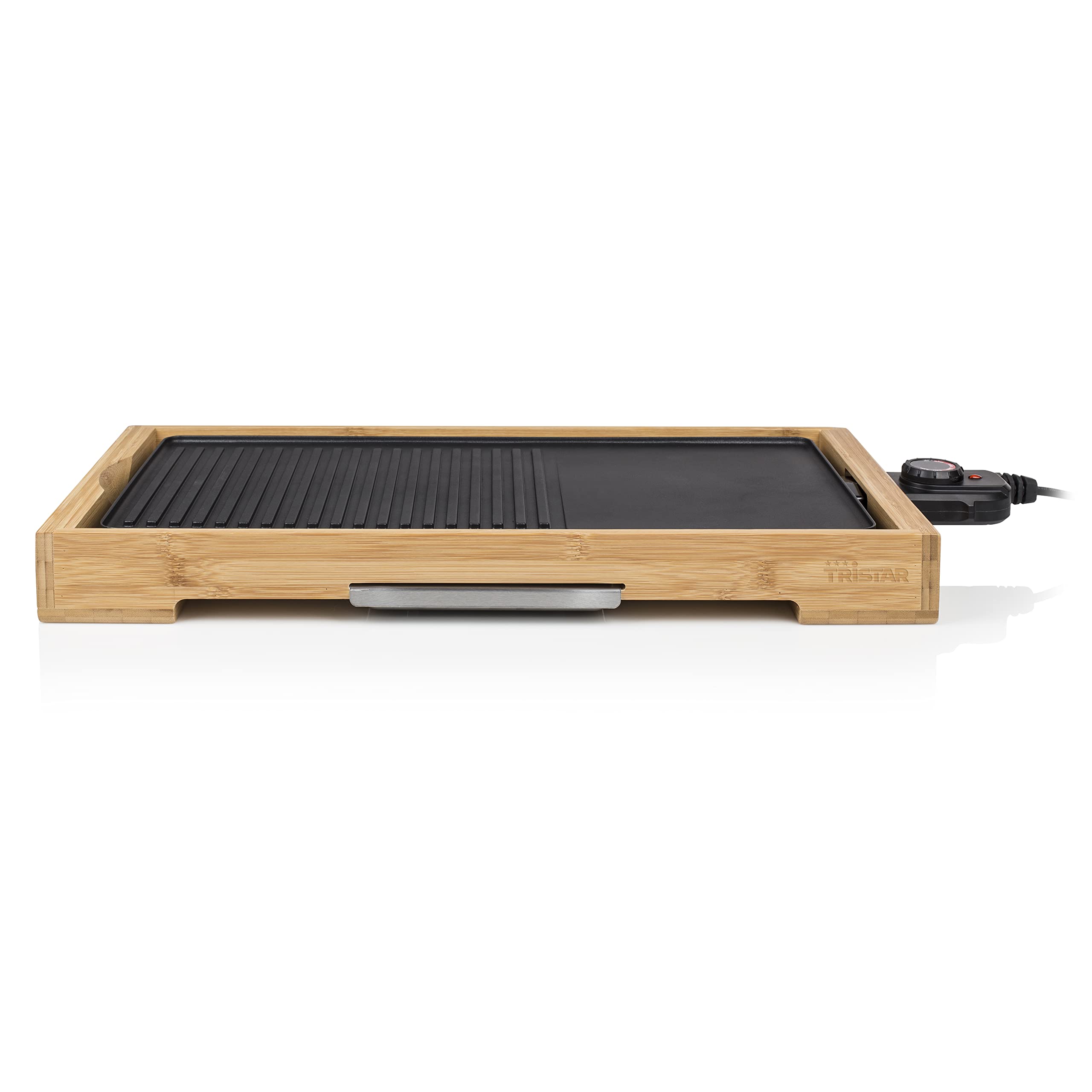 Tristar Piastra Elettrica Grill Bambù XL BP-2641, Nero