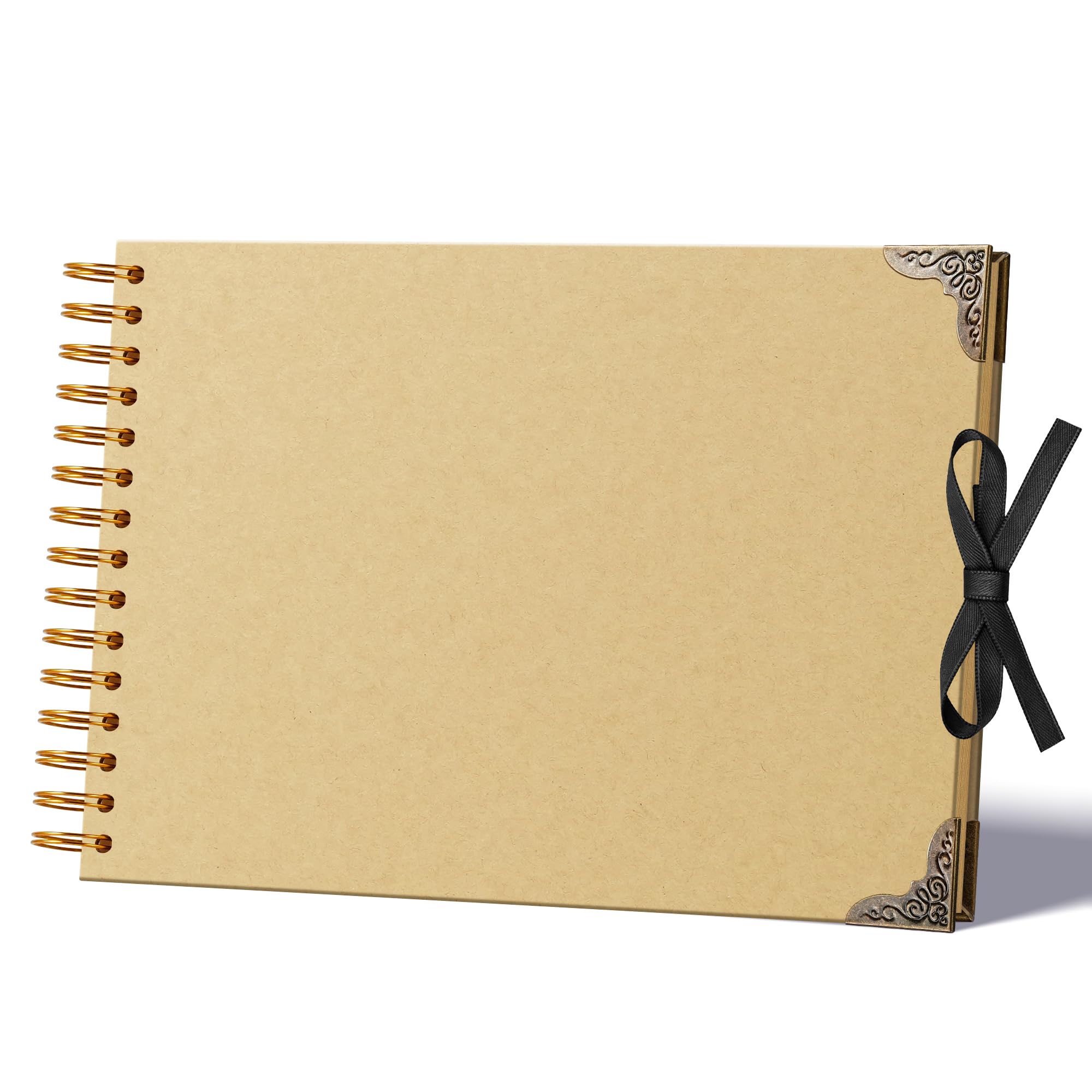 Scrapbook Photo Album 28 x 20.5 cm, 40 Sheets 80 Pages Kraft Paper