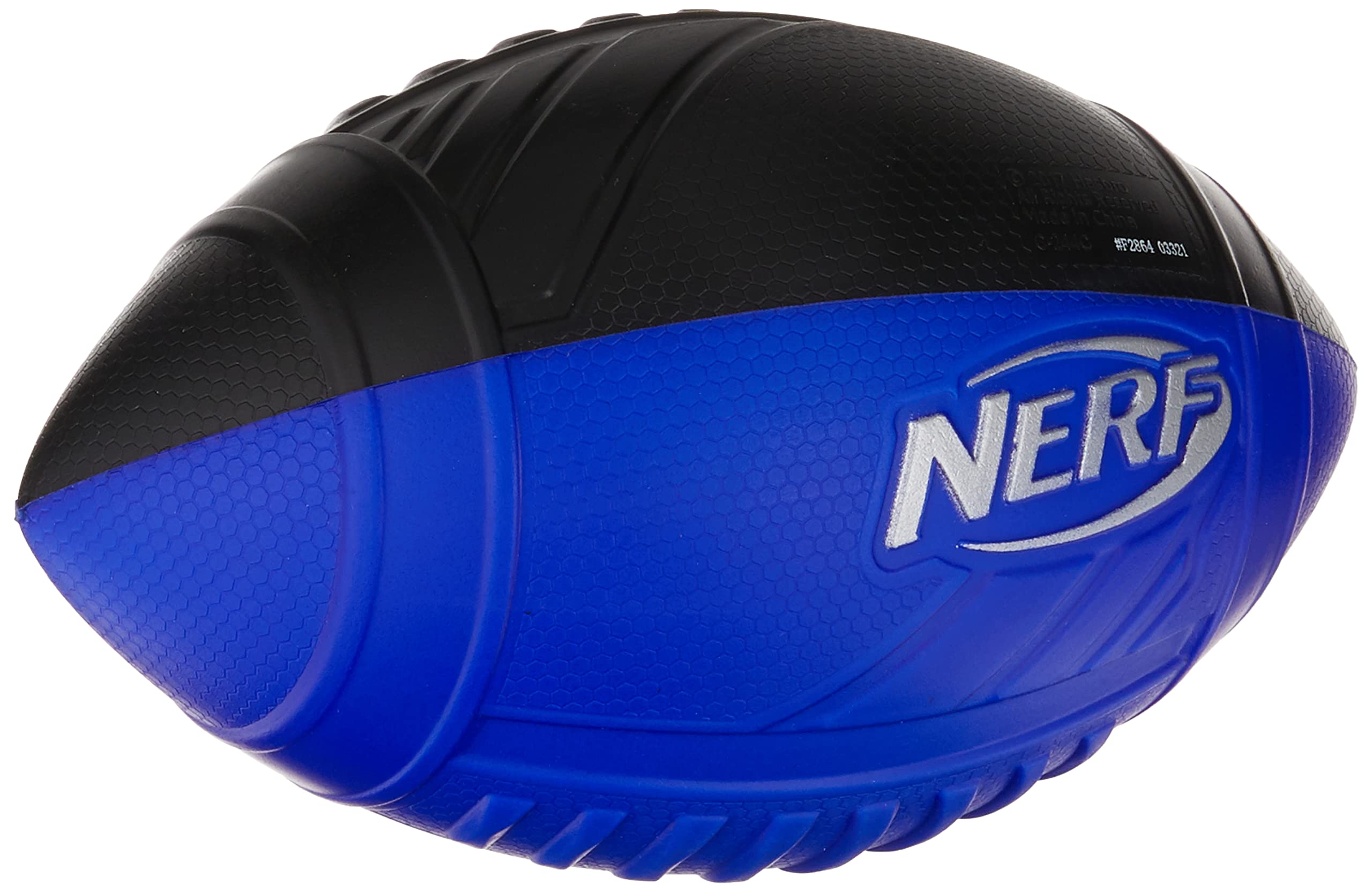 Nerf A0357 Pro Grip Ballon de Football Bleu/Noir
