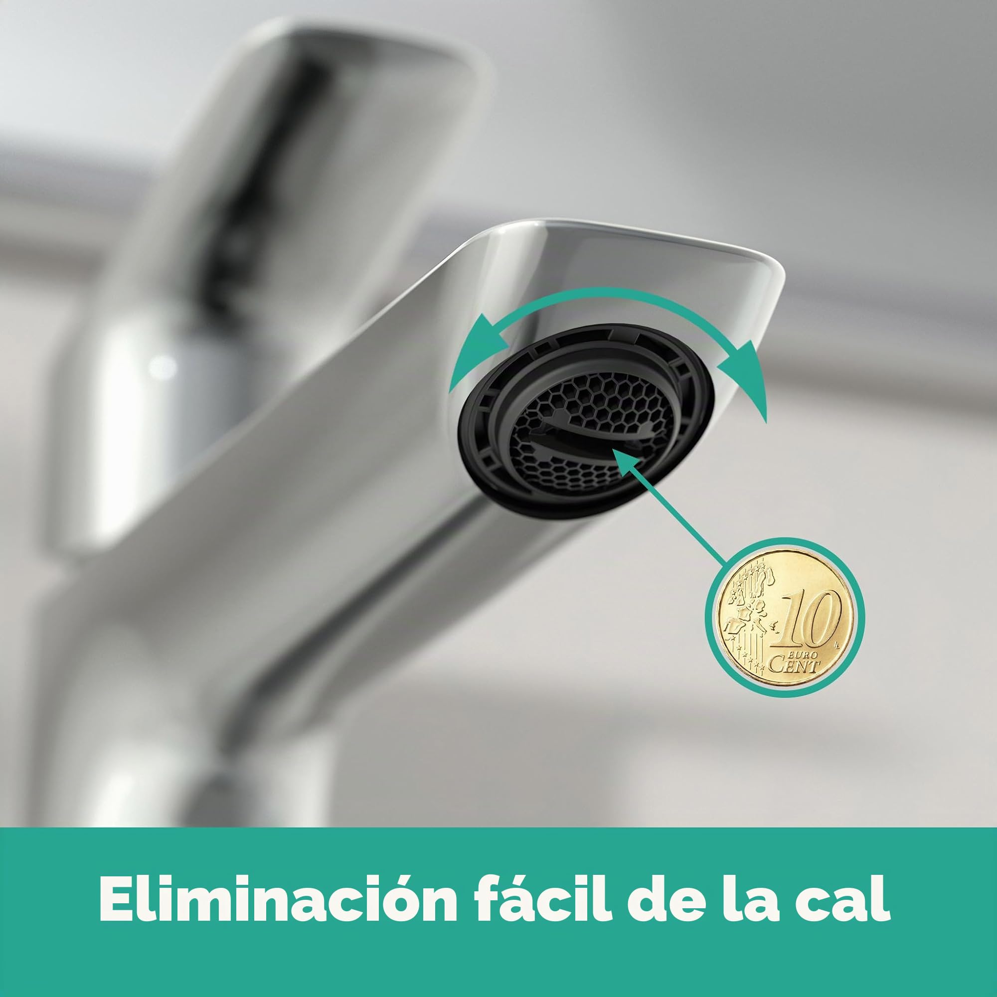 hansgrohe Logis Grifo monomando de lavabo 110 Fine, con vaciador Push-Open, cromo, 71252000