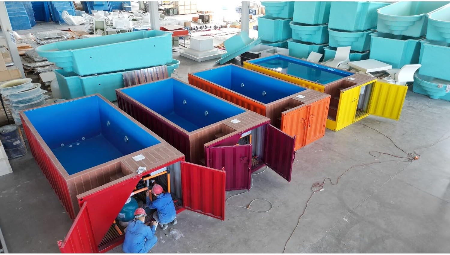 Reliable Durable Swimming Pool 20/40ft Container Type Custom Design Space Saving Great for Family Gatherings in Urban Home Environments