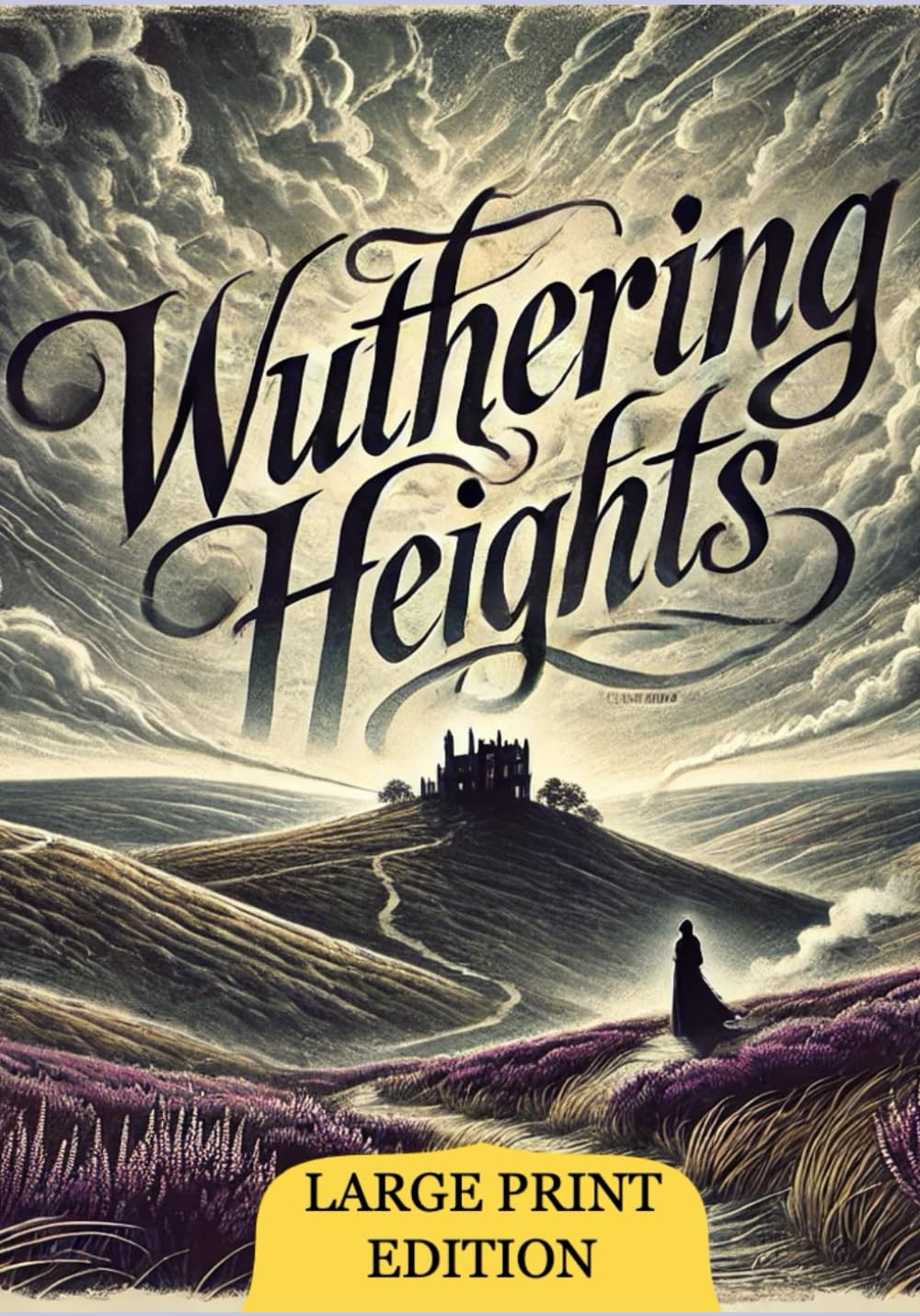 Wuthering Heights (Large Print Edition): A haunting tale of passion, revenge, and the destructive power of love set against the wild moors of Yorkshire      Paperback – Large Print, November 29, 2024