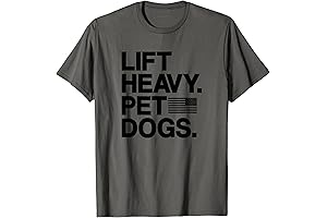 Show Your Pride in Lifting Heavy Pet Dogs with Our Gym-Inspired T-Shirt